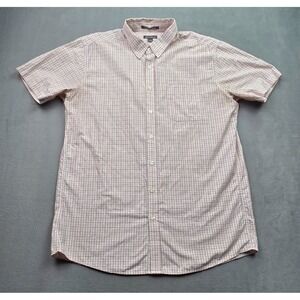 Eddie Bauer Short Sleeve Button Up Shirt Men's TXL Tall‎